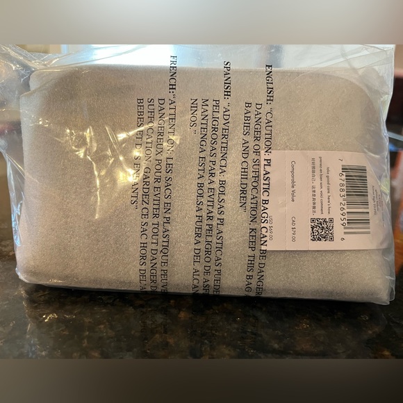 Kate Spade New York Shimmy Glitter Fabric Small Cosmetic Case (Lunar Light) - Picture 2 of 3